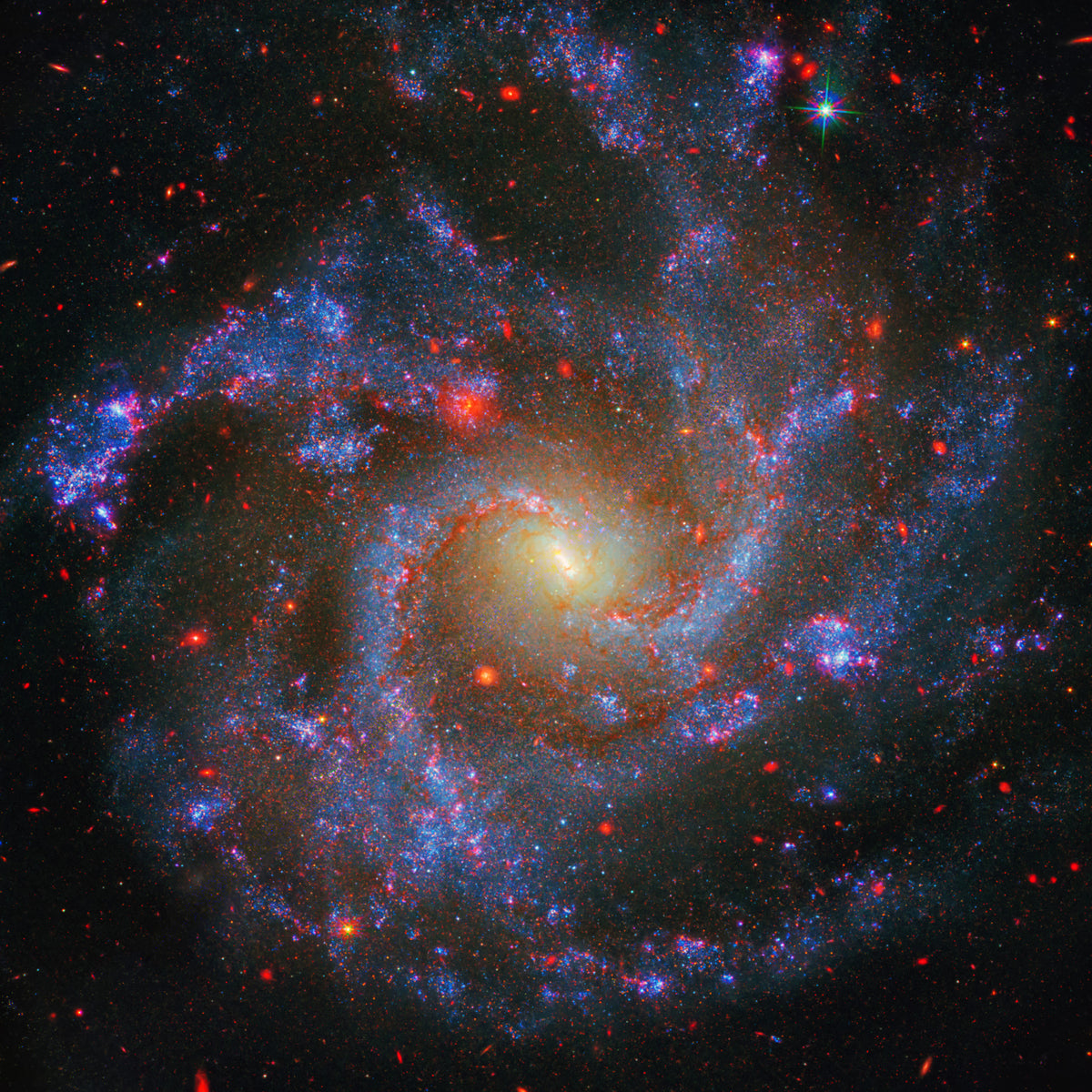 NGC 5468 Galaxy Wall Mural in your room