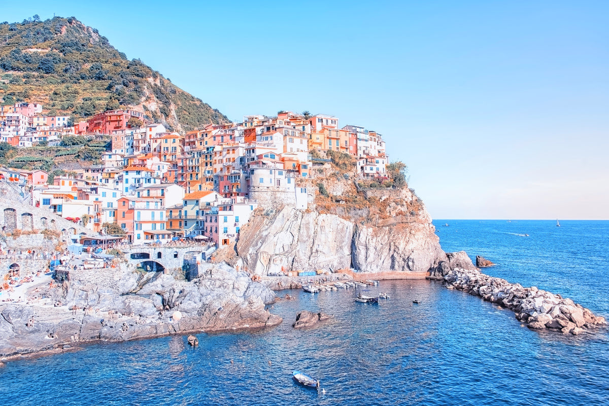 Italian Village Wall Mural in your room — zoomed