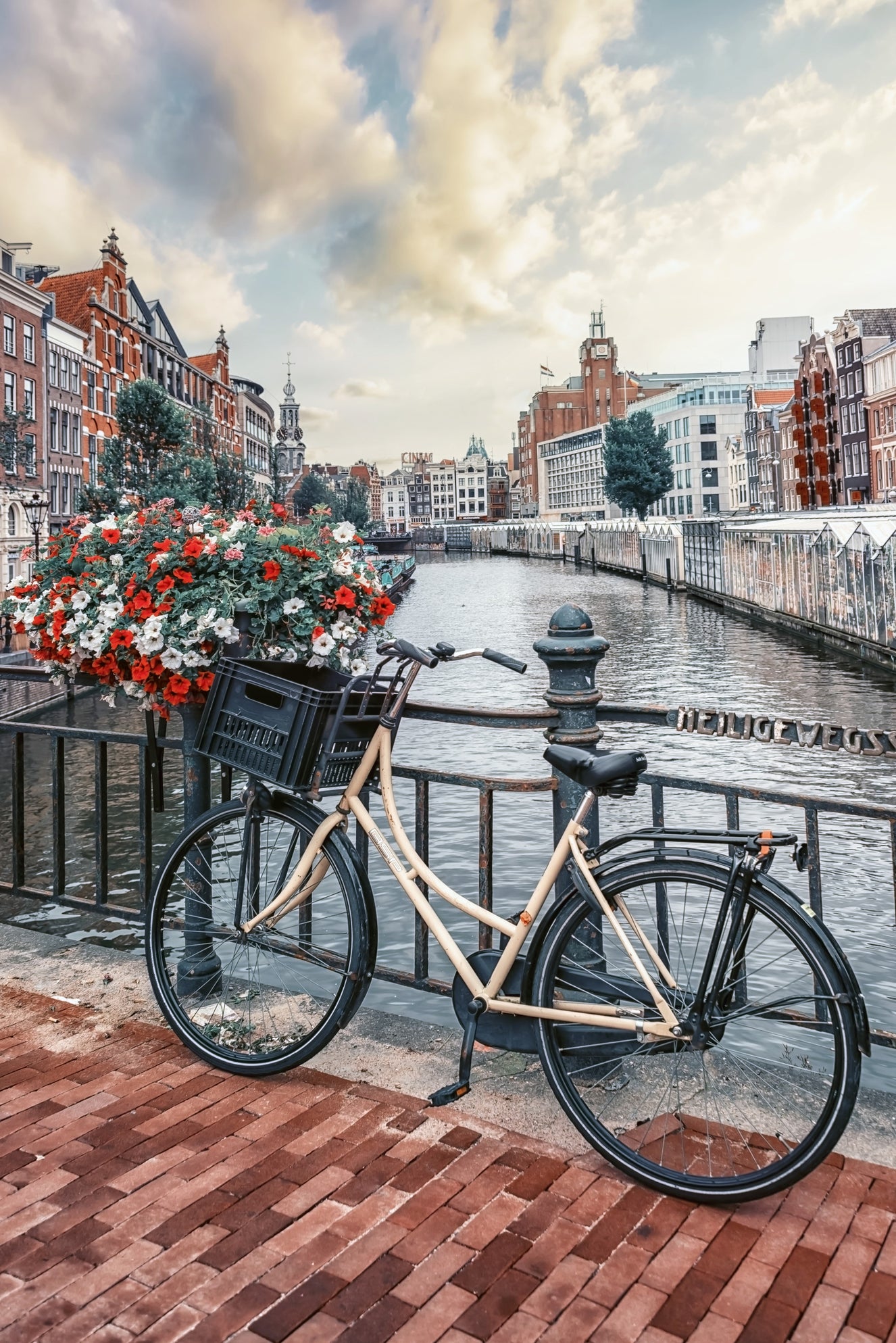 Amsterdam Canal Ride Wall Mural