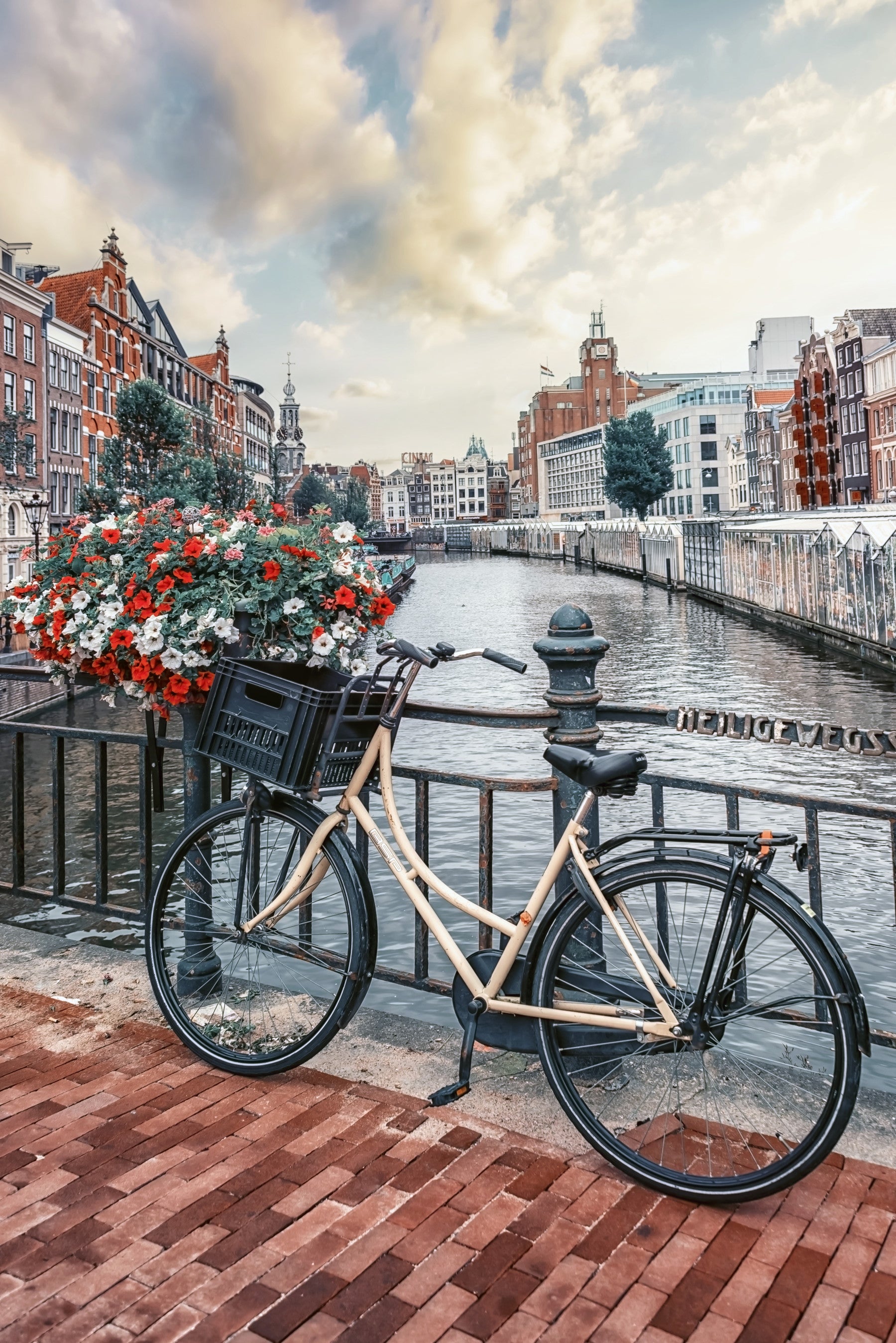 Amsterdam Canal Ride Wall Mural