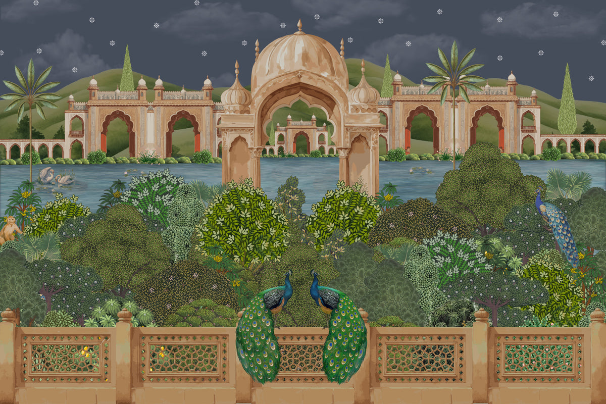 Mughal Moonlight Wall Mural in your room