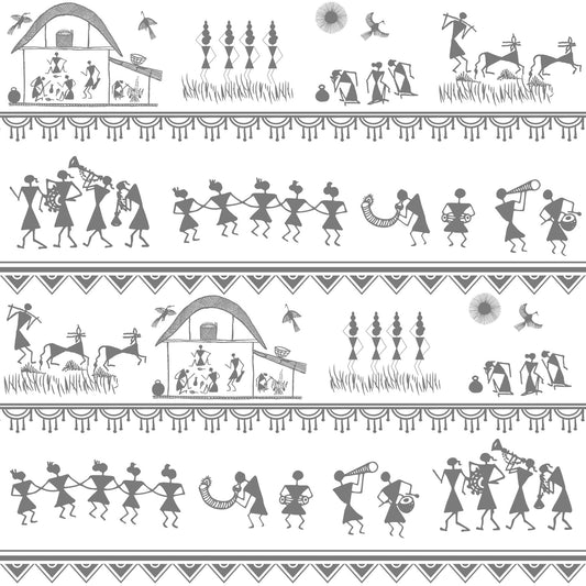 Rural Rhythm Wall Mural