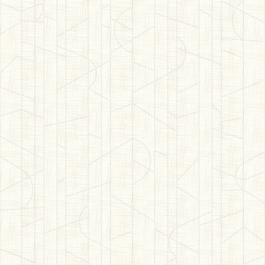 Elegant Lines Decor -  Bright Cloud Dancer Wallpaper⁠