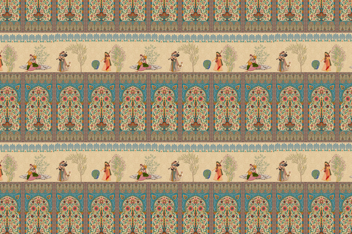 Mughal Melodies Wall Mural in your room