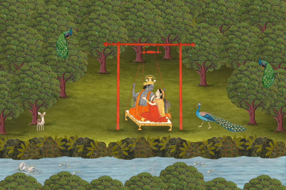 Divine Swing Serenity Wall Mural in your room