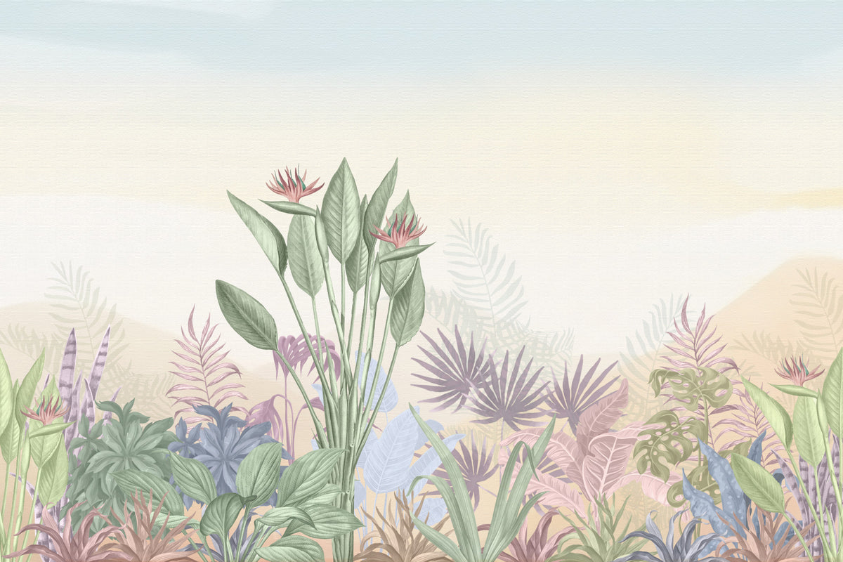 Eden's Touch Wall Mural in your room — zoomed