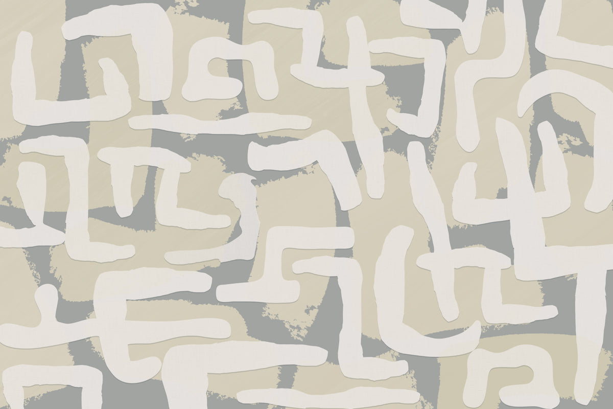 Abstract Terrain Wall Mural in your room — zoomed