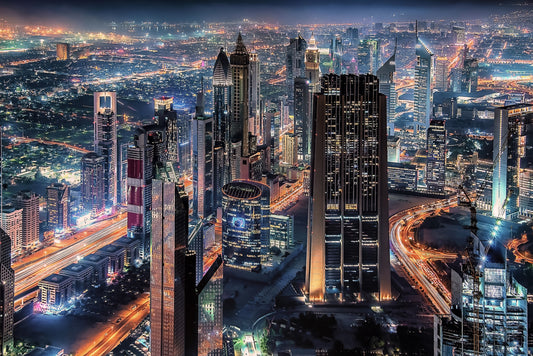 Dubai Nights Wall Mural