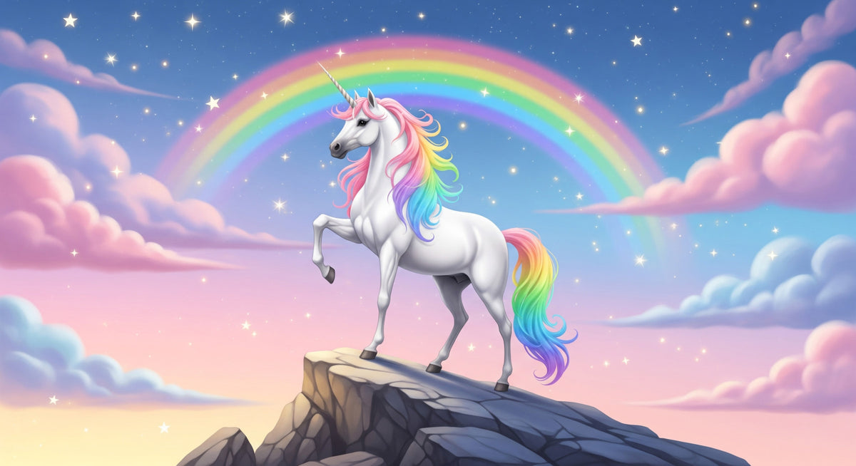 Mythical Heights Wall Mural in your room — zoomed