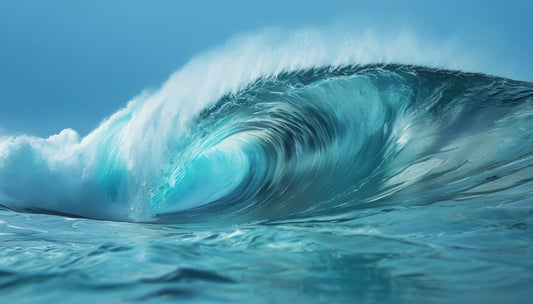 Ocean Wave Serenity Wall Mural