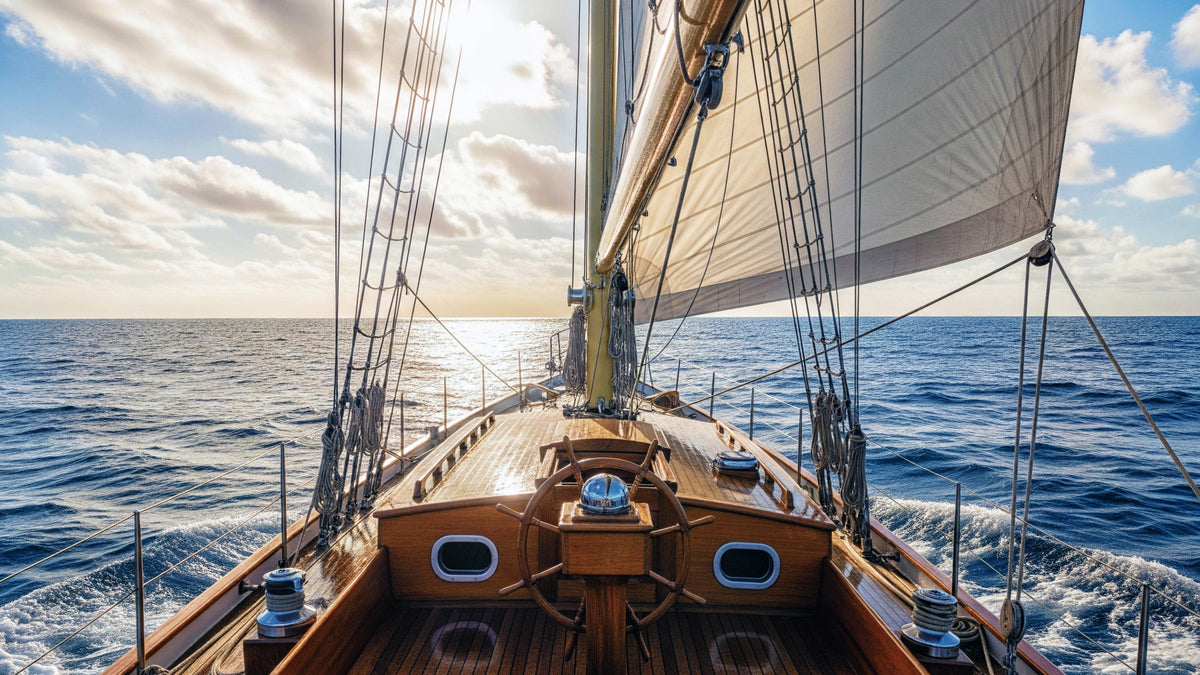 Sailing Away Wall Mural in your room
