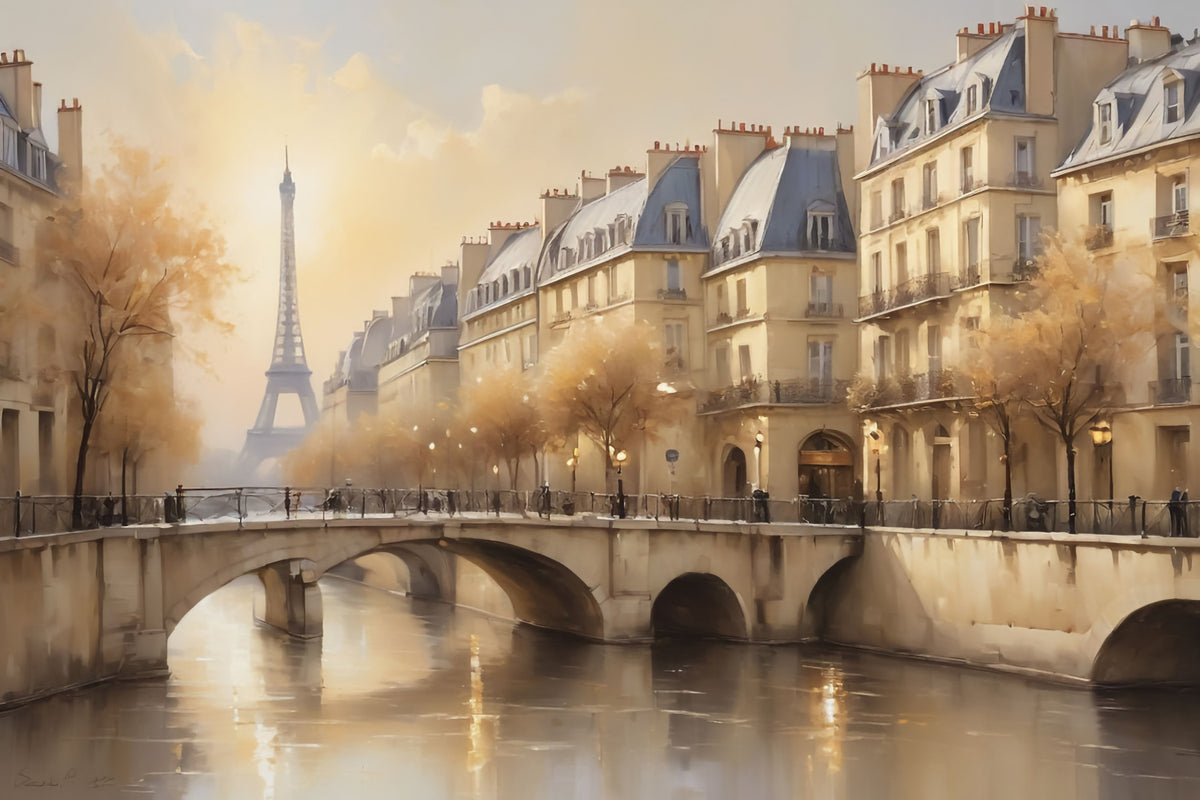Parisian Serenity Wall Mural in your room