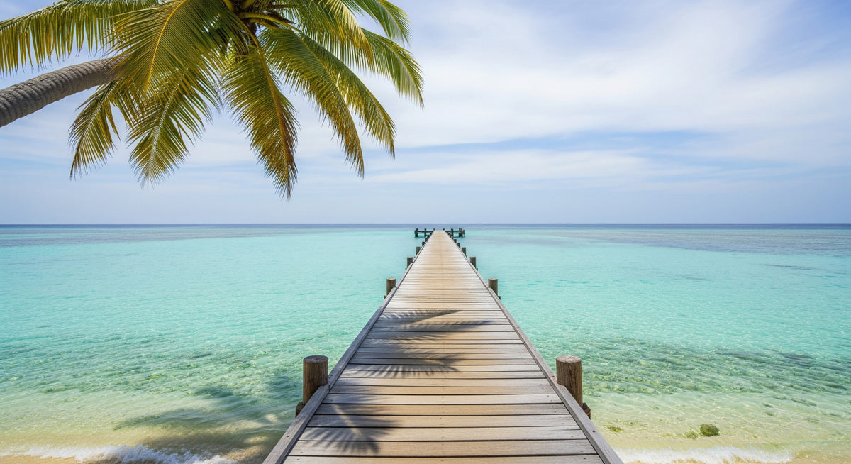 Tropical Pier Wall Mural