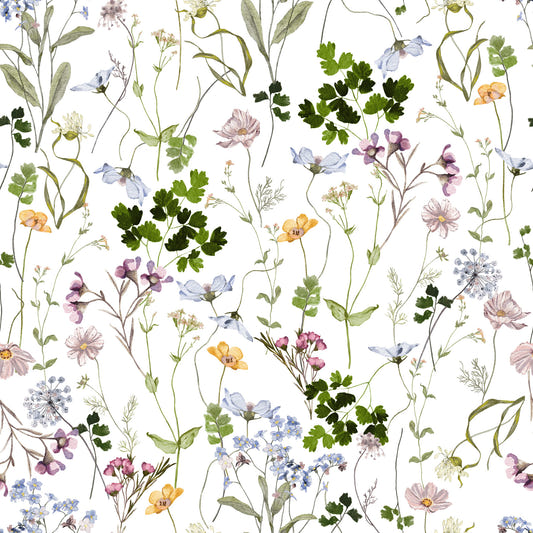 Wildflower Early Summer Meadow Wallpaper⁠