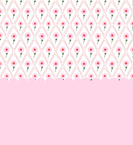 Cottage Rose Mural Wall Mural
