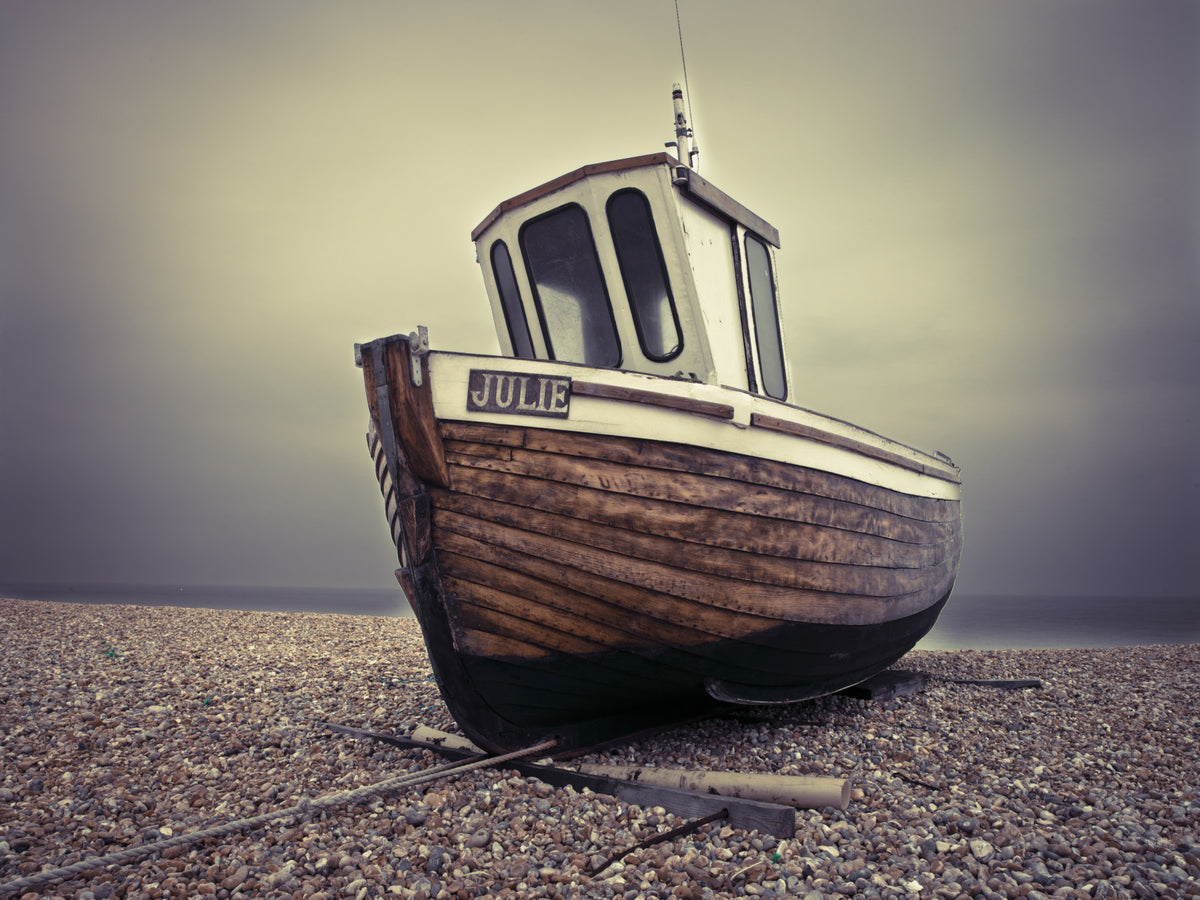 Moored Tranquility Wall Mural in your room