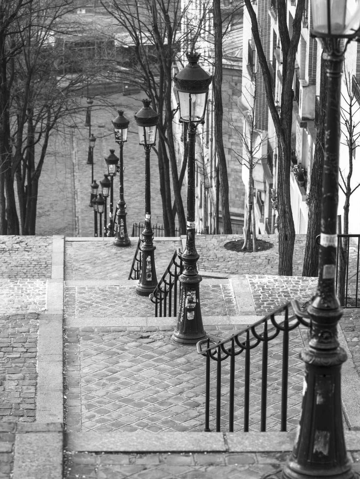 Montmartre steps Wall Mural
