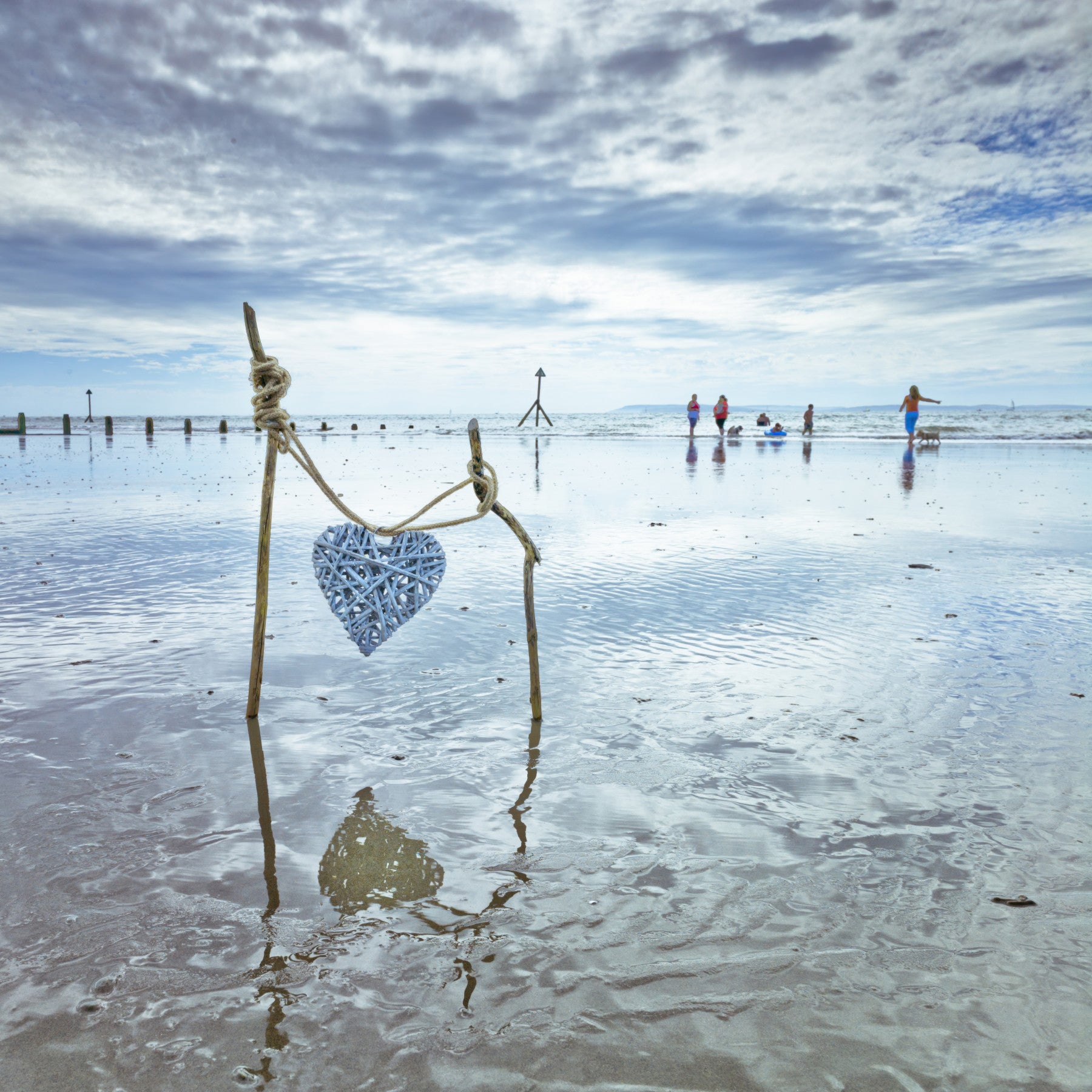 Beach Love Wall Mural