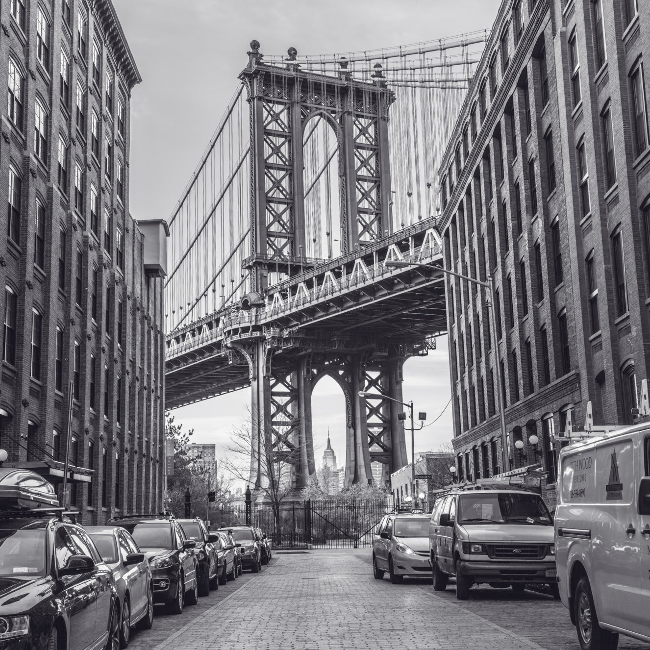 Manhattan Bridge from the Dumbo Wall Mural