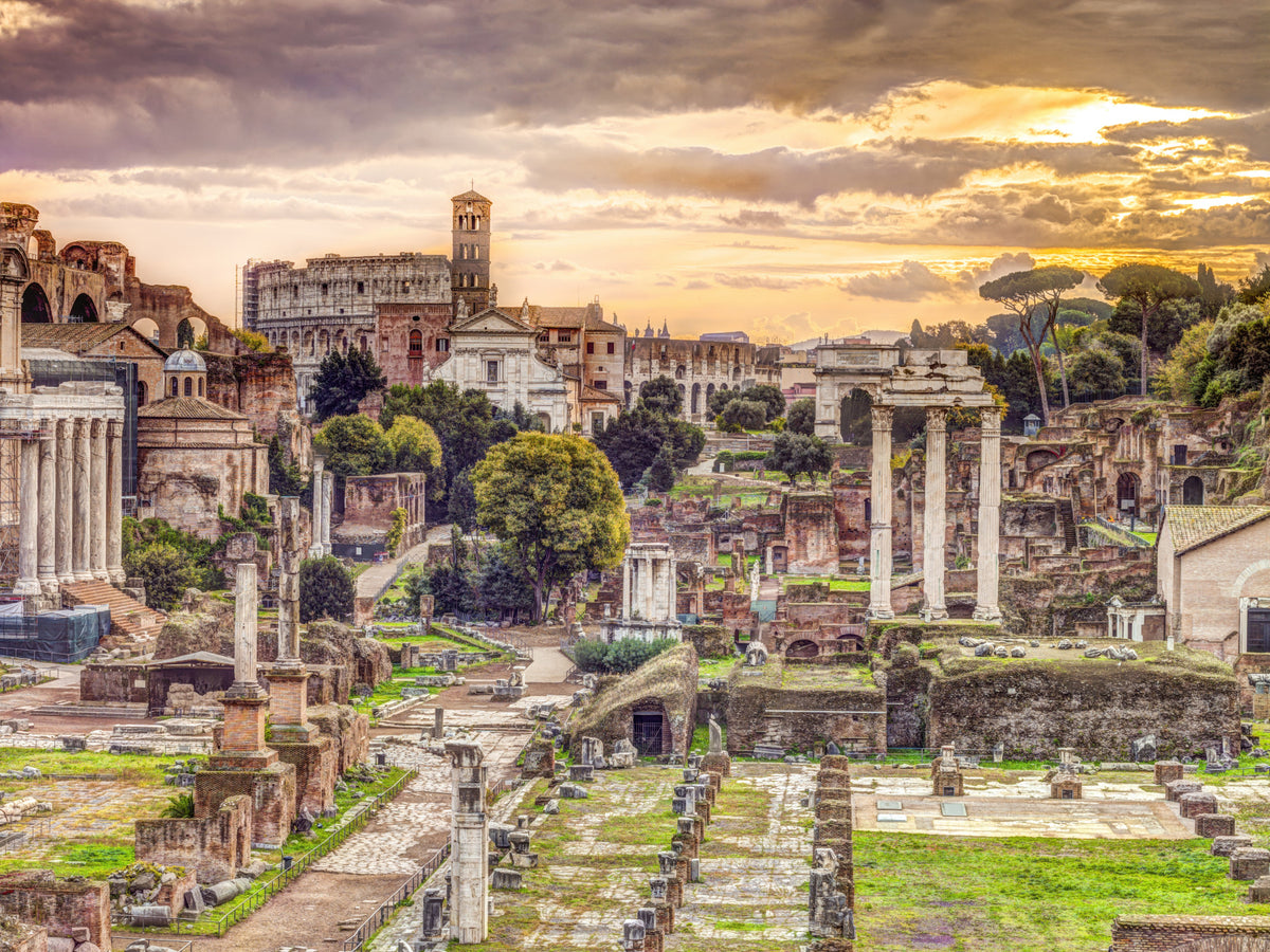 Ruins of the Roman Forum Wall Mural in your room