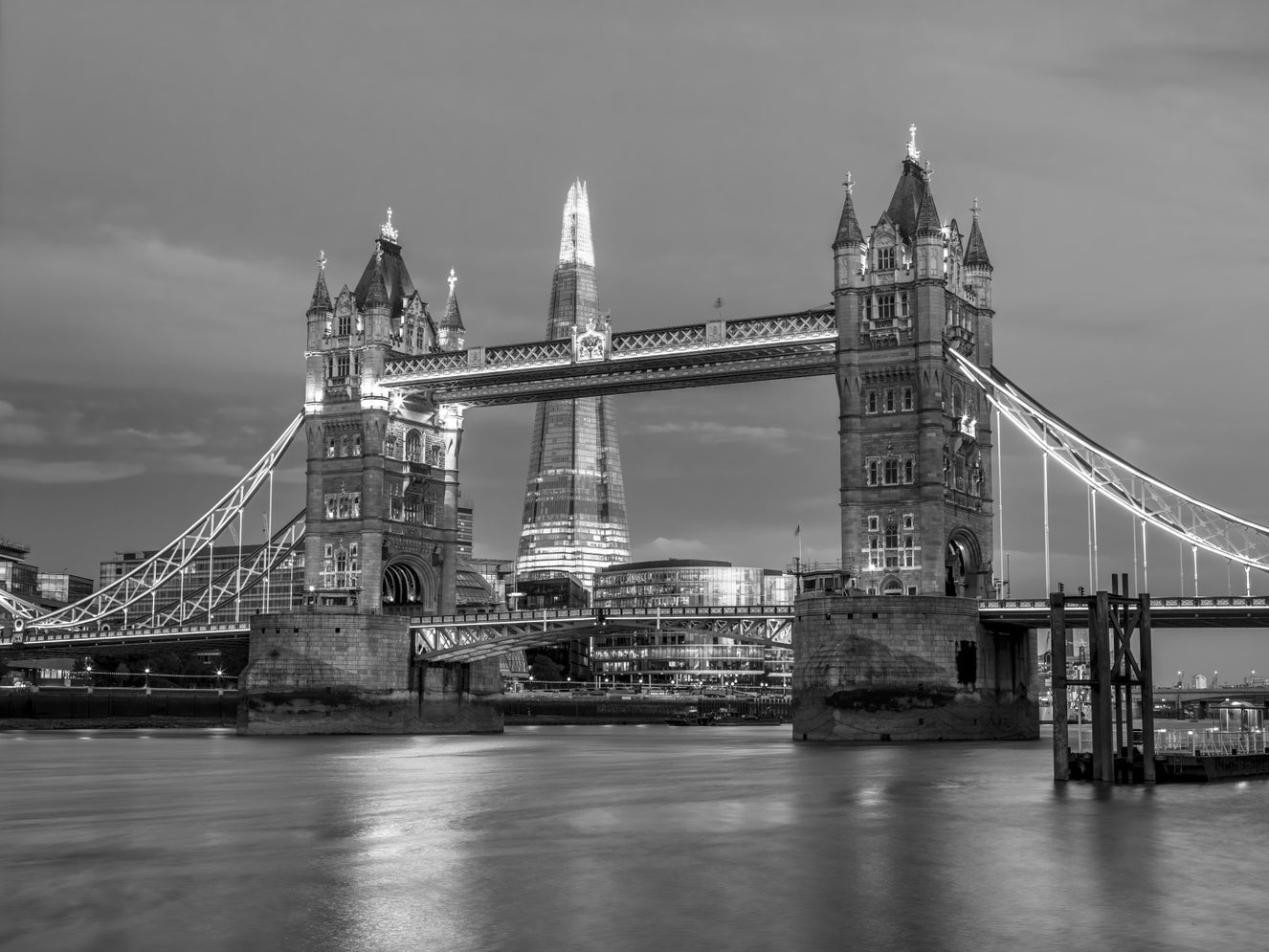 Tower Bridge and the Shard Wall Mural
