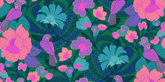 Parrot Bloom Wallpaper⁠