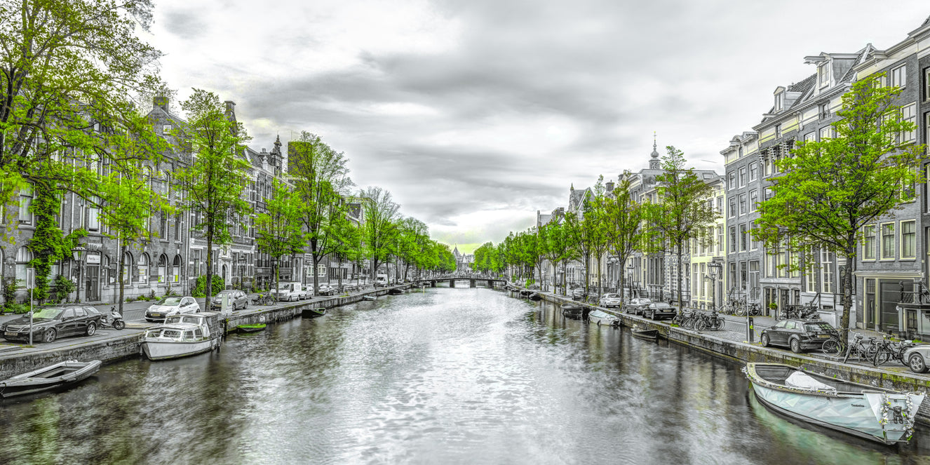 Amsterdam Canal Serenity Wall Mural