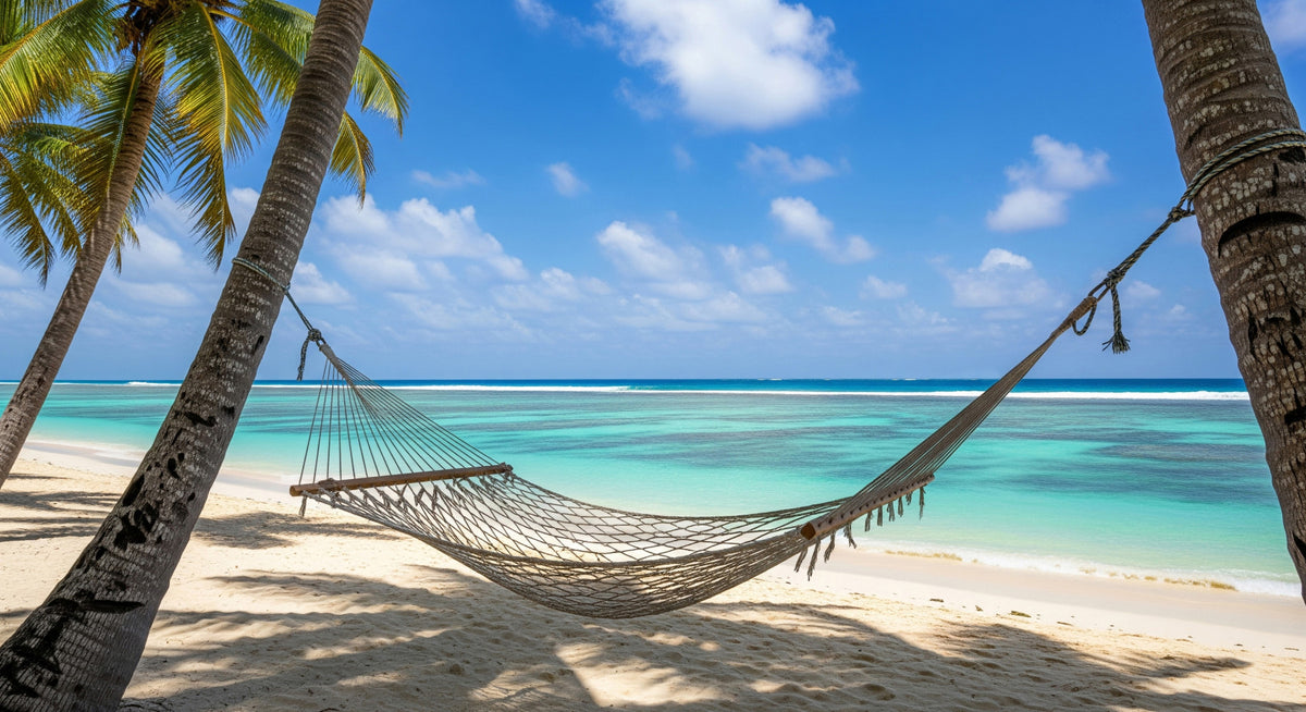 Beach Hammock Haven Wall Mural in your room