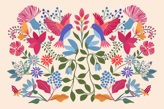 Mexican Garden Wall Mural