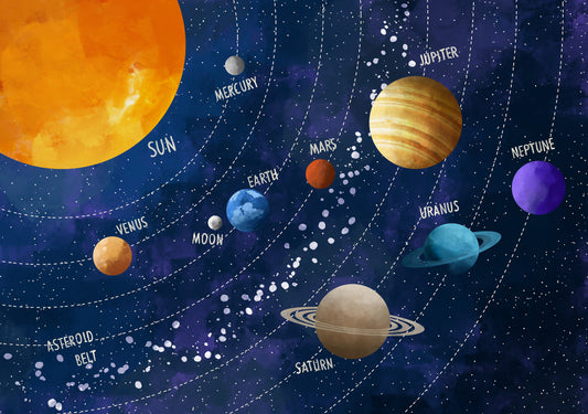Solar System Adventure Wall Mural