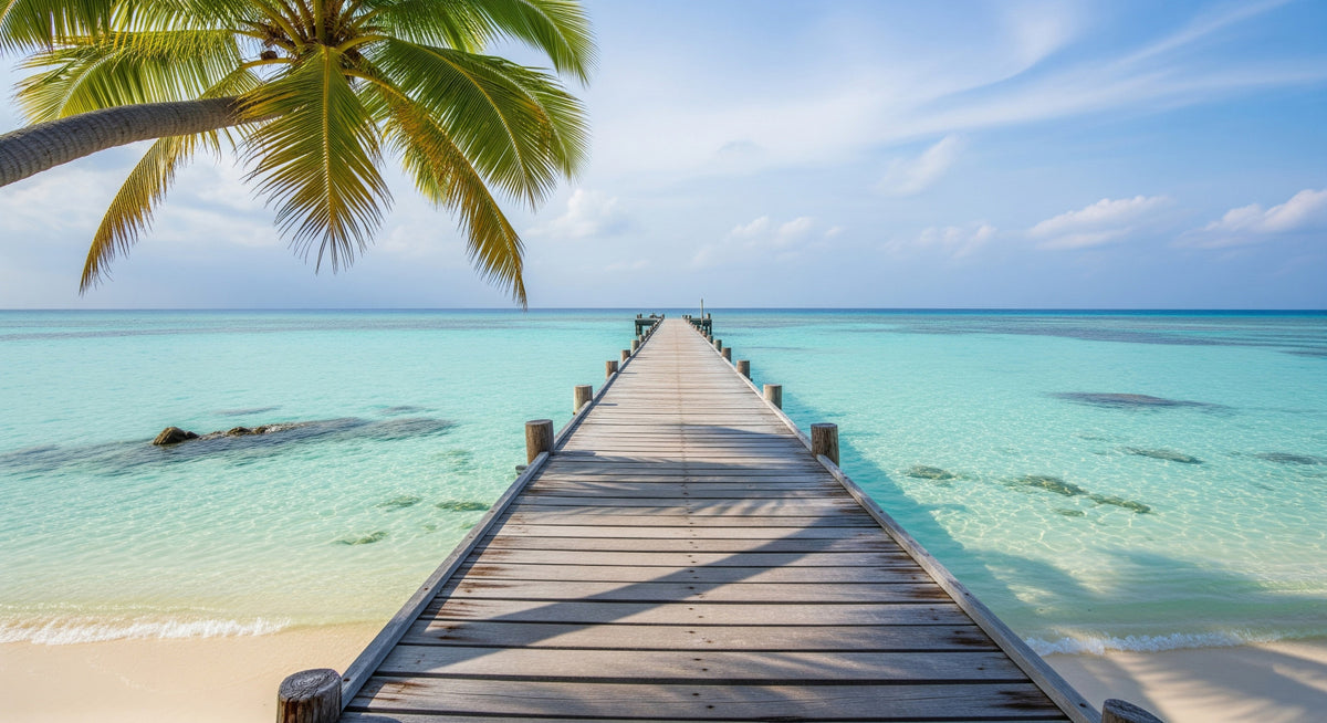 Ocean Pier Dream Wall Mural in your room