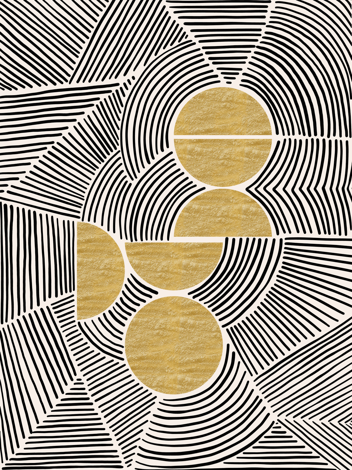 Bauhaus - Tribal Wall Mural in your room — zoomed