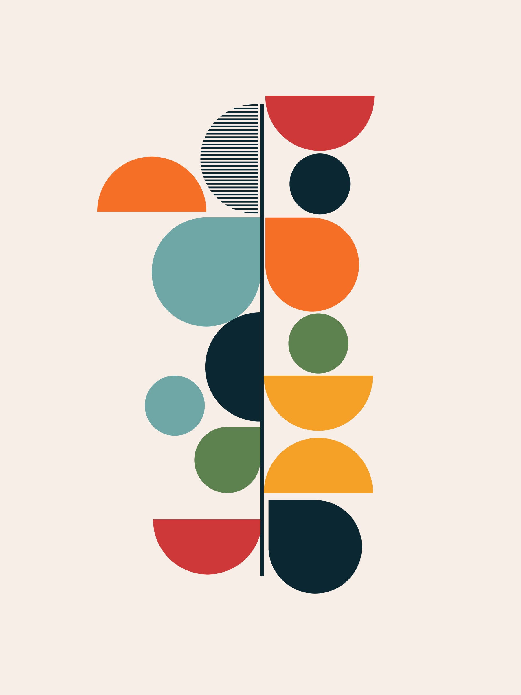 Bauhaus - Spring Wall Mural in your room — zoomed