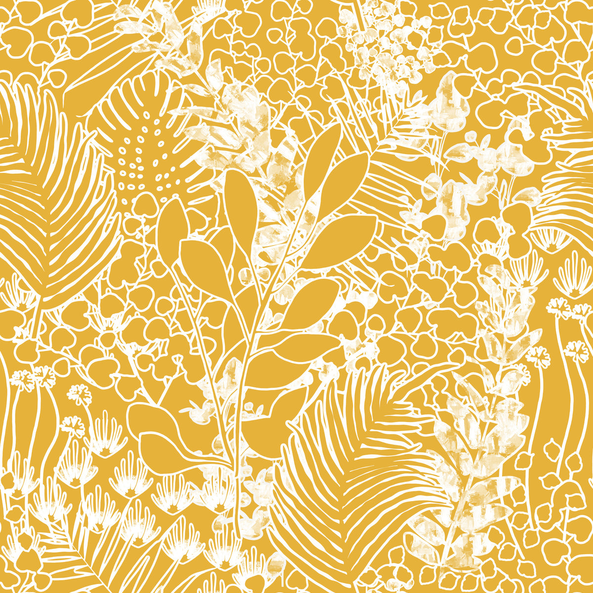 Golden Meadow Dream Wallpaper⁠ in your room — zoomed