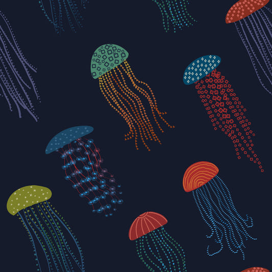 Jellyfish Parade Wallpaper⁠