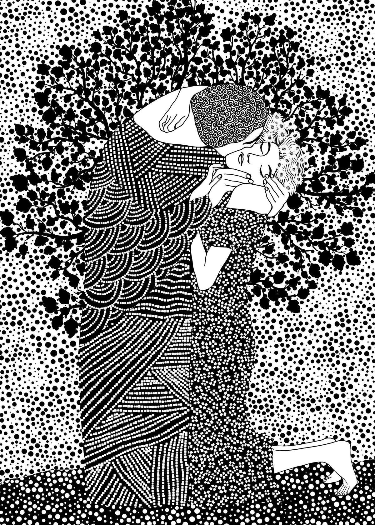 The Kiss II Wall Mural in your room