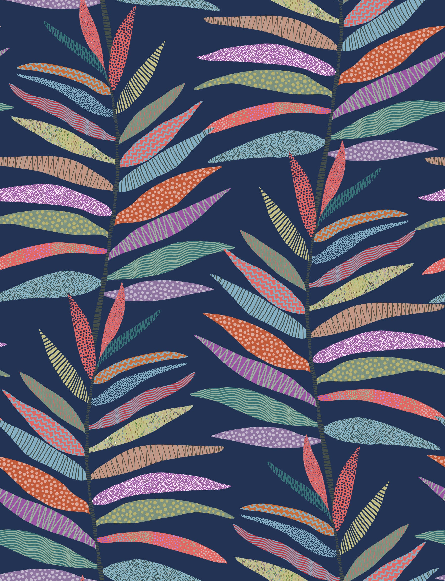 Botanical Groove Wallpaper⁠