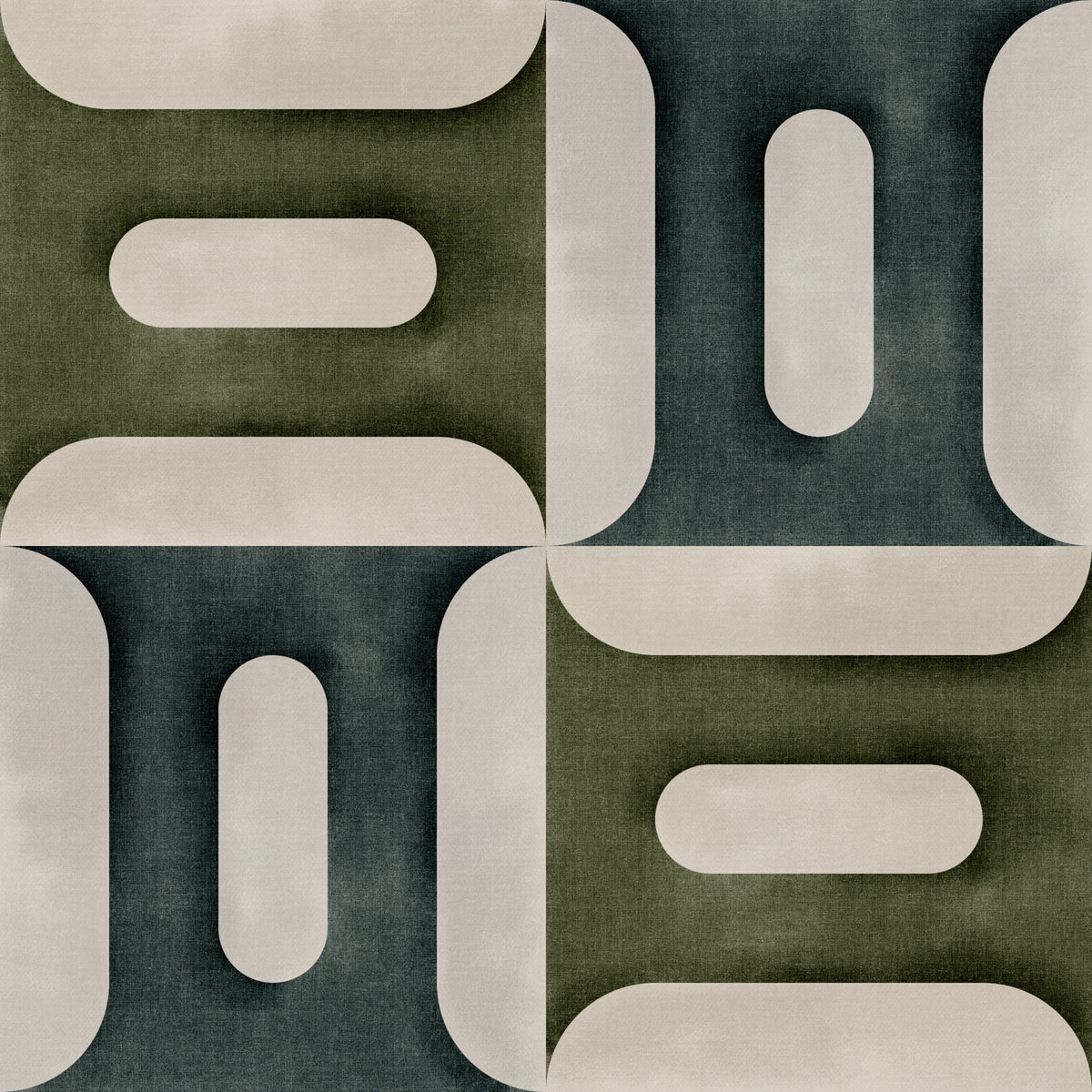 Modern Textured Geometries Winter Wallpaper⁠ in your room