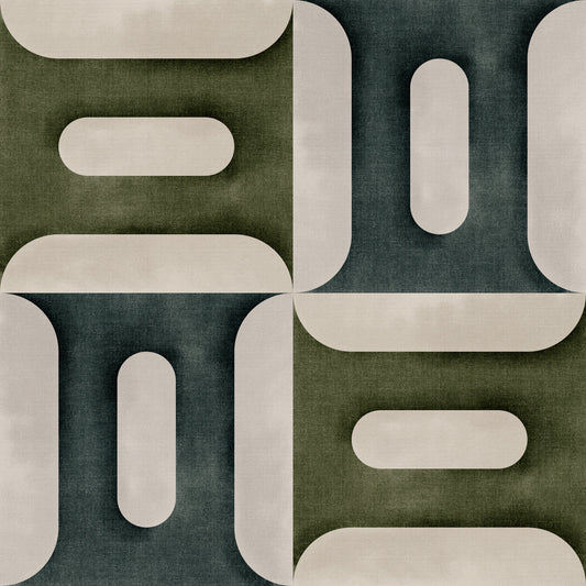 Modern Textured Geometries Winter Wallpaper⁠