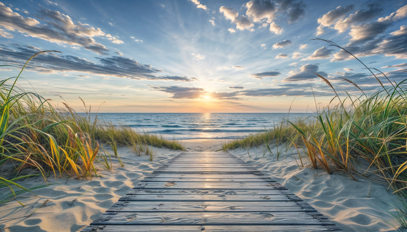 Coastal Path Serenity Wall Mural