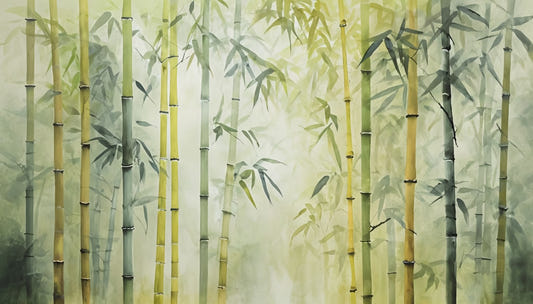 Bamboo Forest Serenity Wall Mural