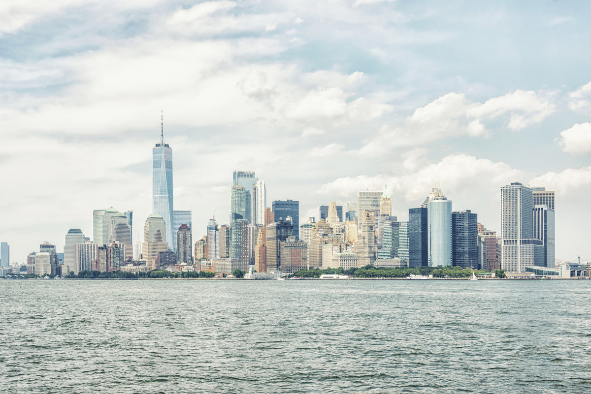 NYC Skyline View Wall Mural in your room — zoomed