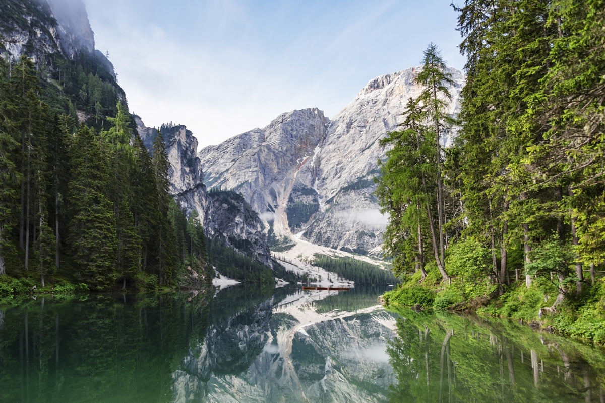 Alpine Reflections Wall Mural in your room — zoomed