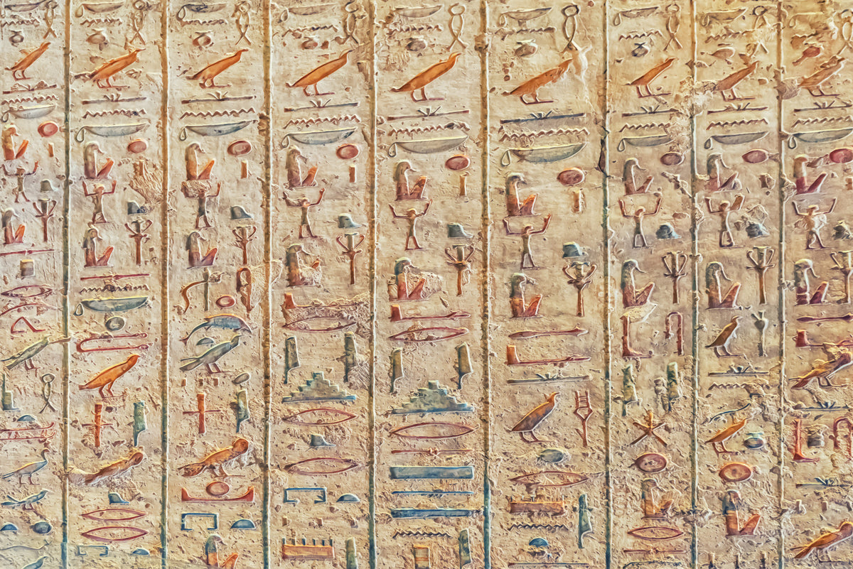 Ancient Glyphs Wall Mural