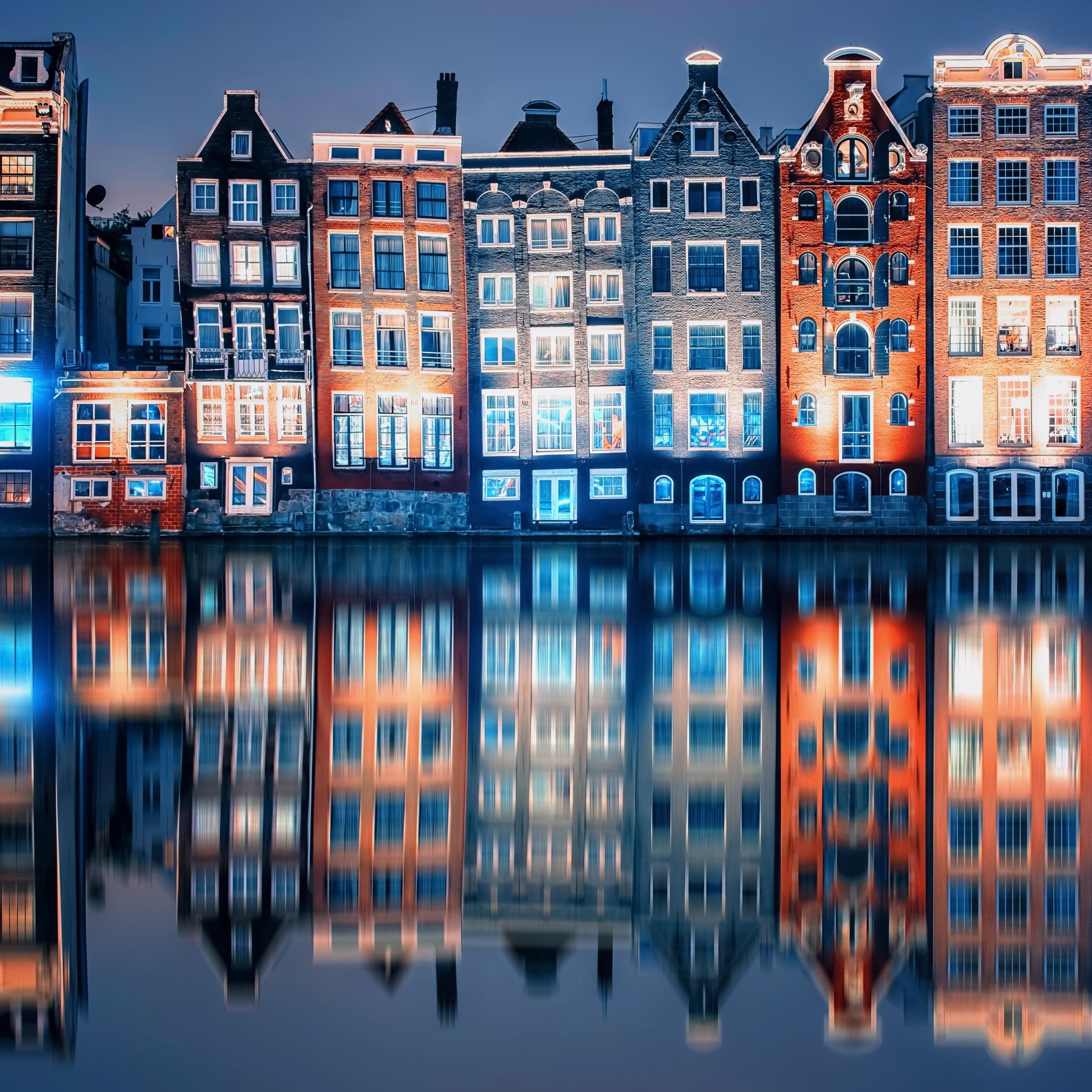 Colorful Amsterdam  Wall Mural