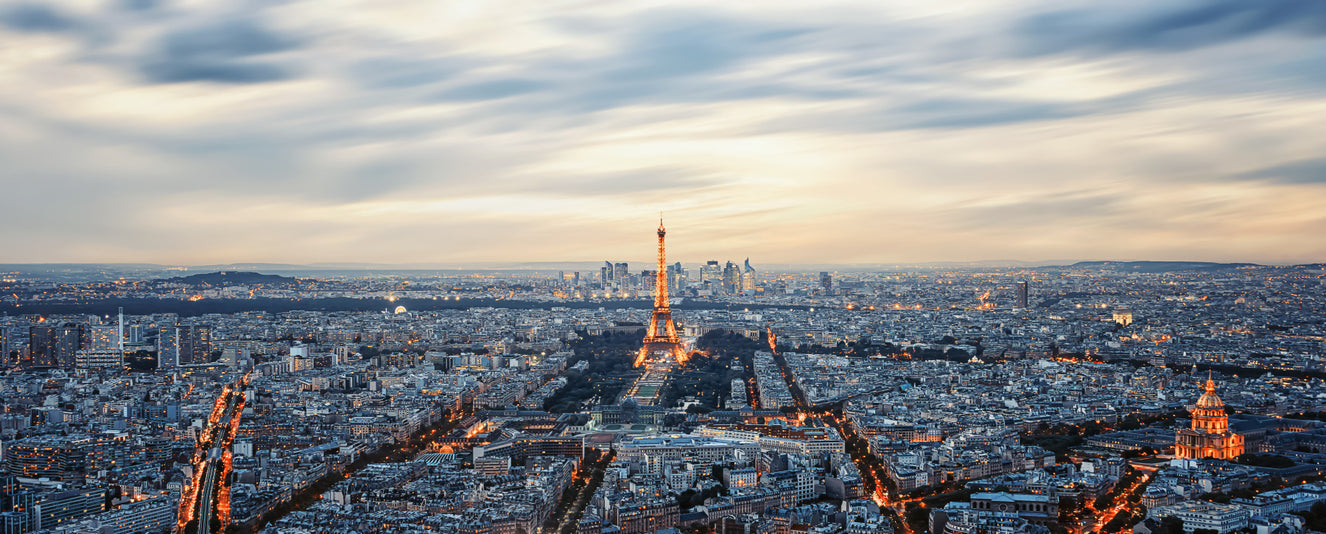 City of Lights Wall Mural