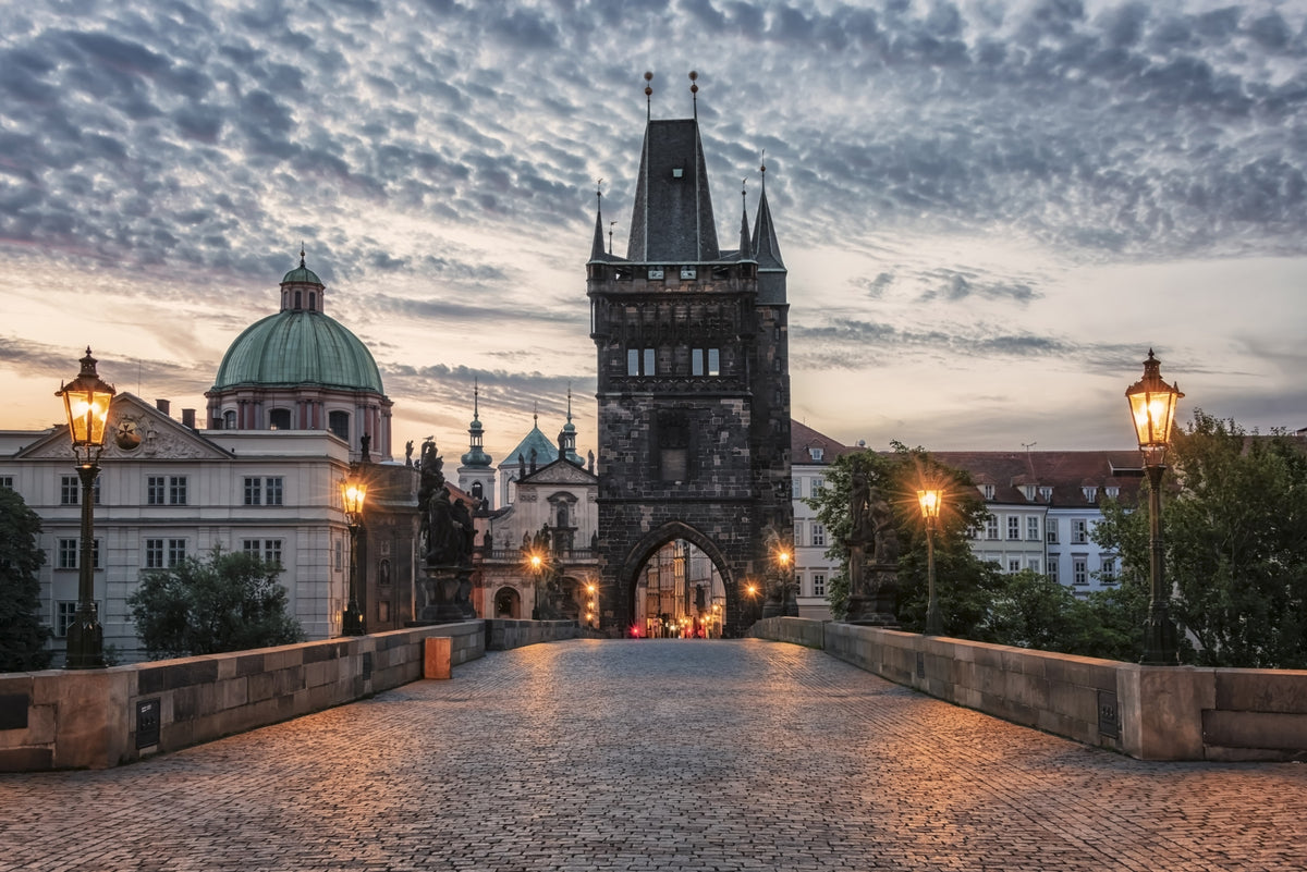 Prague's Charm Wall Mural in your room — zoomed