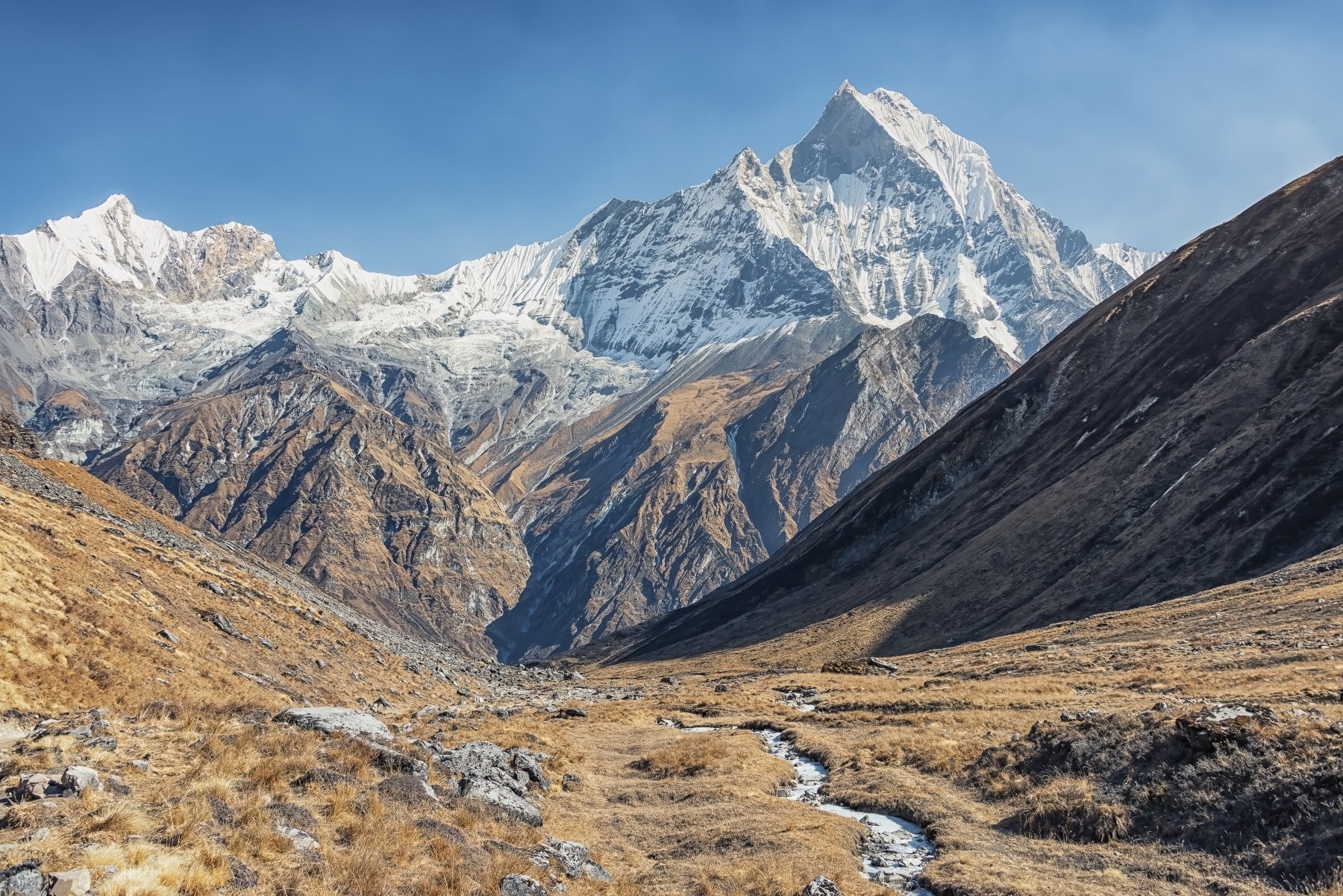 Snowy Peaks Wall Mural