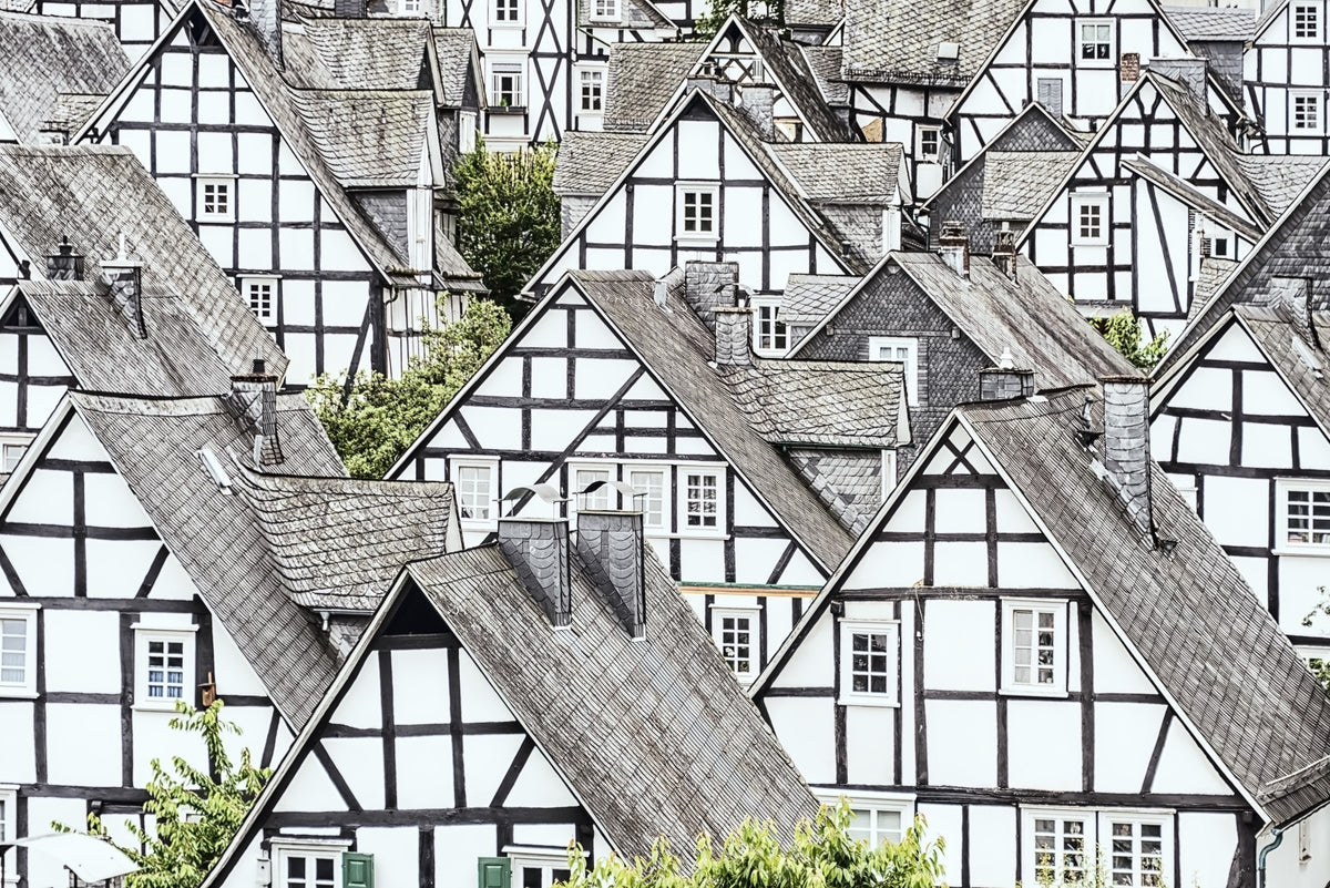 Half-Timbered Haven Wall Mural in your room