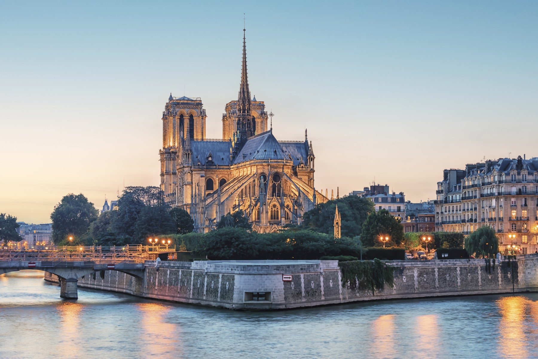 Notre Dame Serenity Wall Mural